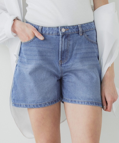 セール☆1990円→1490円 デニムショートパンツ レディース