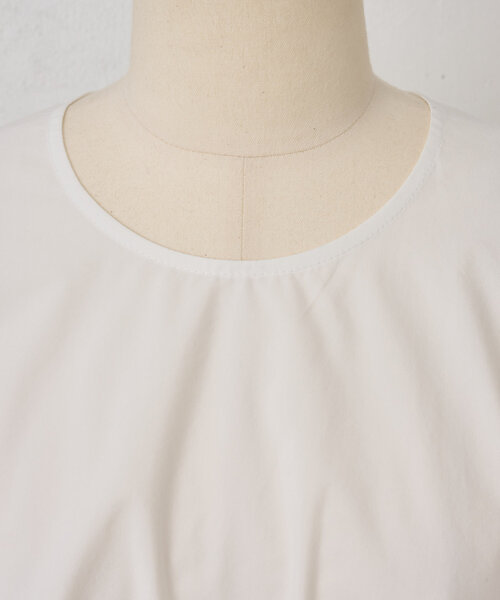 LIVETART（リヴェタート）の「後ろボタンバルーンブラウス（シャツ/ブラウス・レディース・ブルー/ホワイト・FREE）」の12枚目の写真