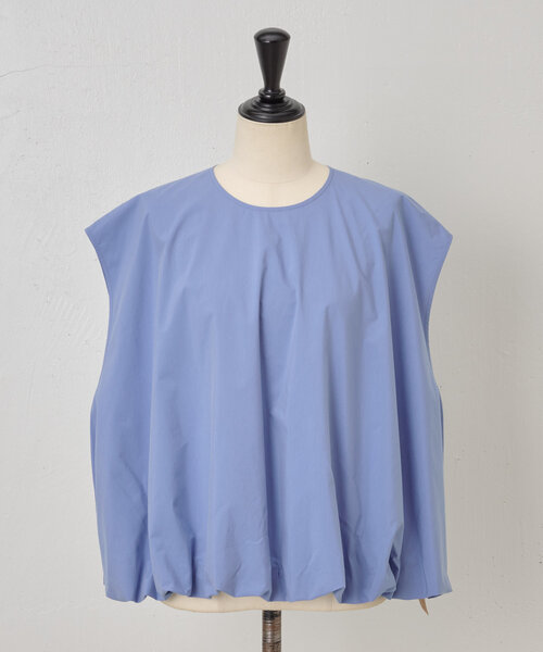 LIVETART（リヴェタート）の「後ろボタンバルーンブラウス（シャツ/ブラウス・レディース・ブルー/ホワイト・FREE）」の15枚目の写真