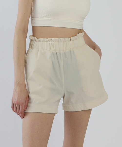 COLONY 2139(コロニートゥーワンスリーナイン)の「ラッシュガードショートパンツ(ラッシュガード・レディース・アイボリー/ブラック・FREE)」の1枚目の写真