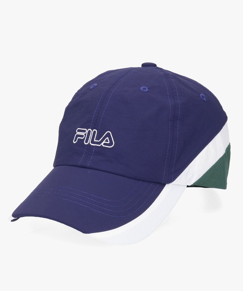 FILA（フィラ）の「FILA/フィラ キャップ FLU 3 COLOURS 6P CAP 251013607（キャップ・メンズ・ネイビー/ブラック/ホワイト・FREE）」の3枚目の写真