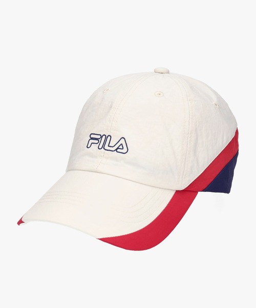 FILA（フィラ）の「FILA/フィラ キャップ FLU 3 COLOURS 6P CAP 251013607（キャップ・メンズ・ネイビー/ブラック/ホワイト・FREE）」の2枚目の写真