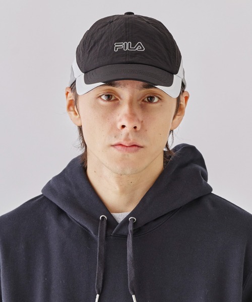 FILA（フィラ）の「FILA/フィラ キャップ FLU 3 COLOURS 6P CAP 251013607（キャップ・メンズ・ネイビー/ブラック/ホワイト・FREE）」の13枚目の写真