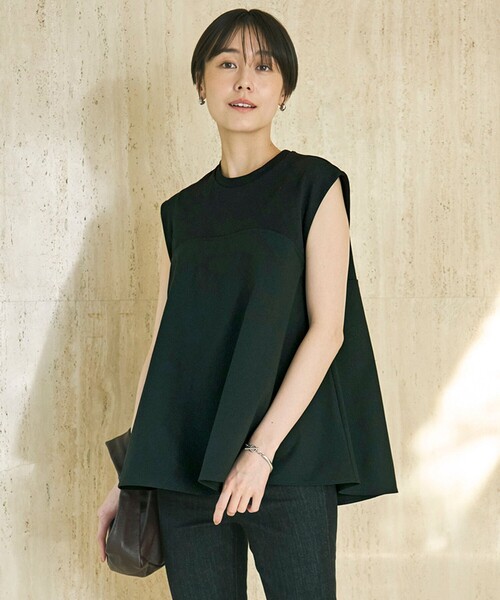 【美品】UNFILO 【防シワ/UVケア】ビスチェ レイヤードT 防シワ/UVケア】ビスチェ レイヤードT（Tシャツ/カットソー