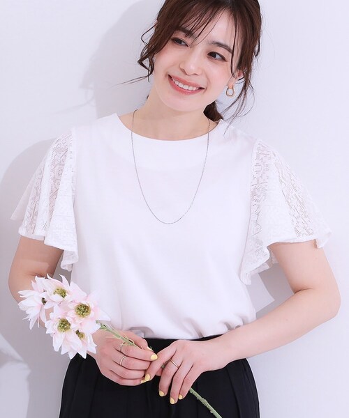 大人シンプル絞り付きトップス　　女子会デートに最適な一着 大人デートコーデ / nao / VIS ｜J'aDoRe JUN ONLINE