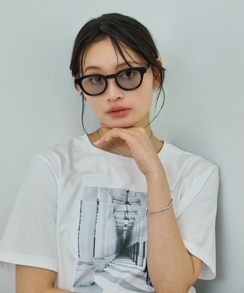 ROPE'（ロペ）の「【WEB・一部店舗限定】ウェリントンフレームUVカットグラス/ケースセット（サングラス・レディース・ダークブラウン/ブラック・FREE）」の2枚目の写真