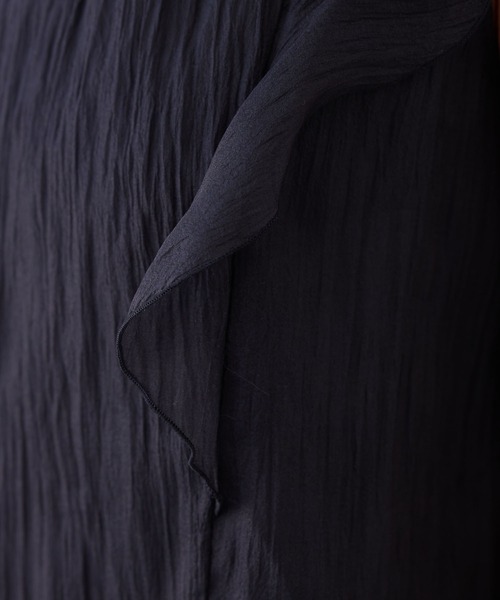 VIS(ビス)の「【店頭人気】主役級!華やぎシアーシャイニーボウタイフリルブラウス【前後2WAY】【洗える】(シャツ/ブラウス・レディース・ベージュ/ピンク/ライトグリーン/ブラック/サックスブルー/キナリ・FREE)」の18枚目の写真