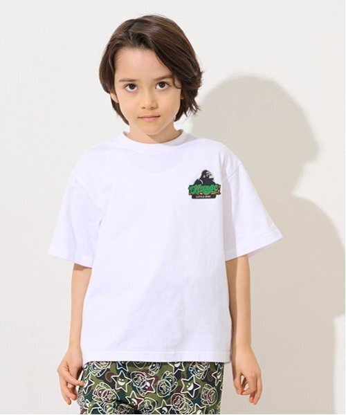 XLARGE KIDS（エクストララージキッズ）の「OGゴリラ&ロゴ半袖Tシャツ（Tシャツ/カットソー・キッズ・ブラック/ホワイト/トップグレー・90cm/140cm/110cm/120cm/130cm/80ｃｍ/100cm）」の13枚目の写真
