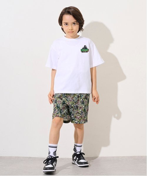 XLARGE KIDS（エクストララージキッズ）の「OGゴリラ&ロゴ半袖Tシャツ（Tシャツ/カットソー・キッズ・ブラック/ホワイト/トップグレー・90cm/140cm/110cm/120cm/130cm/80ｃｍ/100cm）」の15枚目の写真