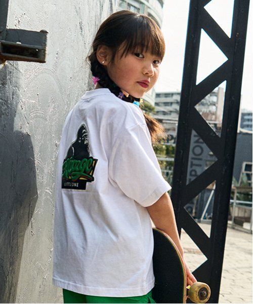 XLARGE KIDS（エクストララージキッズ）の「OGゴリラ&ロゴ半袖Tシャツ（Tシャツ/カットソー・キッズ・ブラック/ホワイト/トップグレー・90cm/140cm/110cm/120cm/130cm/80ｃｍ/100cm）」の16枚目の写真