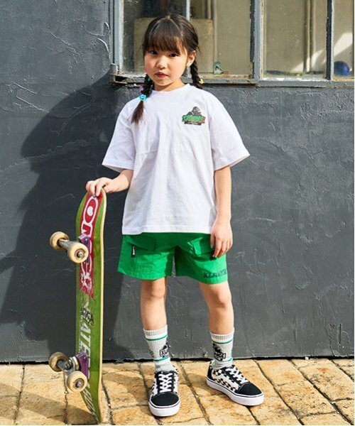 XLARGE KIDS（エクストララージキッズ）の「OGゴリラ&ロゴ半袖Tシャツ（Tシャツ/カットソー・キッズ・ブラック/ホワイト/トップグレー・90cm/140cm/110cm/120cm/130cm/80ｃｍ/100cm）」の18枚目の写真