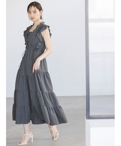 【新品未着用】 SNIDEL デザインティアードワンピース SNIDEL｜デザインティアードワンピース | Rakuten Fashion(楽天