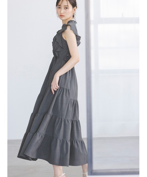 snidel デザインティアードワンピース＋フリルボレロSETブラウス SNIDEL（スナイデル）の「フリルボレロSETブラウス（シャツ