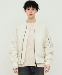 Johnbull（ジョンブル）の「【TOP KHAKI】MA-1ナイロンジャケット（ミリタリージャケット）」