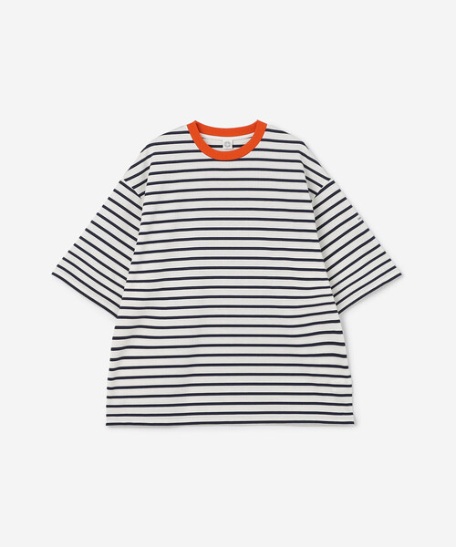 ORCIVAL - みかん   ORCIVAL  カットソー セール】ORCIVAL BOAT NECK SHORT-SLEEVE PULLOVER（Tシャツ