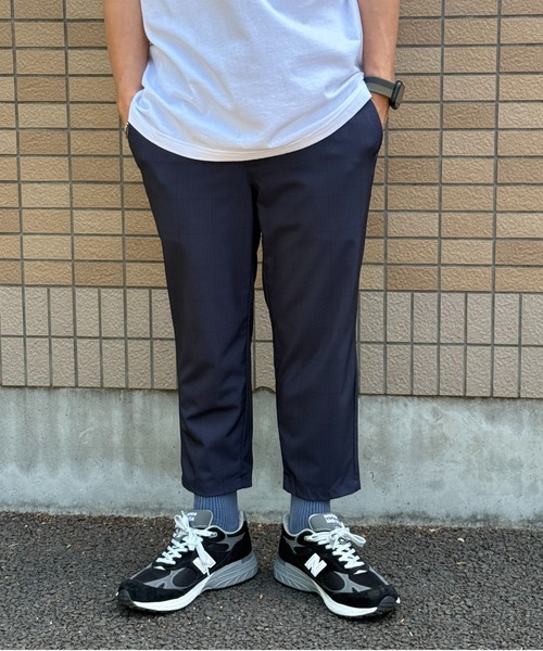 VENCEEXCHANGE(ヴァンスエクスチェンジ)の「イージークロップドパンツ(その他パンツ・メンズ・その他1/ネイビー/グレー・S)」の1枚目の写真