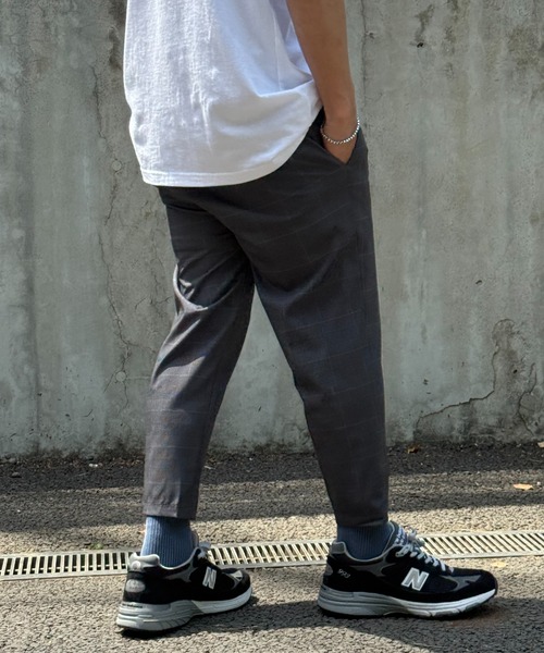 VENCEEXCHANGE(ヴァンスエクスチェンジ)の「イージークロップドパンツ(その他パンツ・メンズ・その他1/ネイビー/グレー・S)」の8枚目の写真