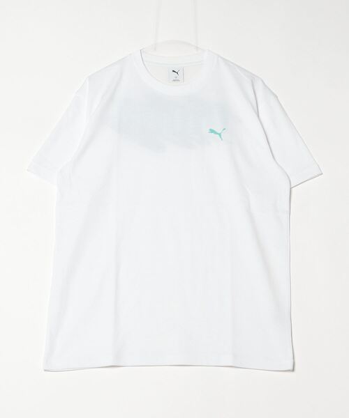 PUMA(プーマ)の「プーマ PUMA SUMMER MX SS グラフィック Tシャツ(Tシャツ/カットソー・メンズ・ホワイト/オレンジ/ブルー・S/M/L/LL/3L)」の2枚目の写真