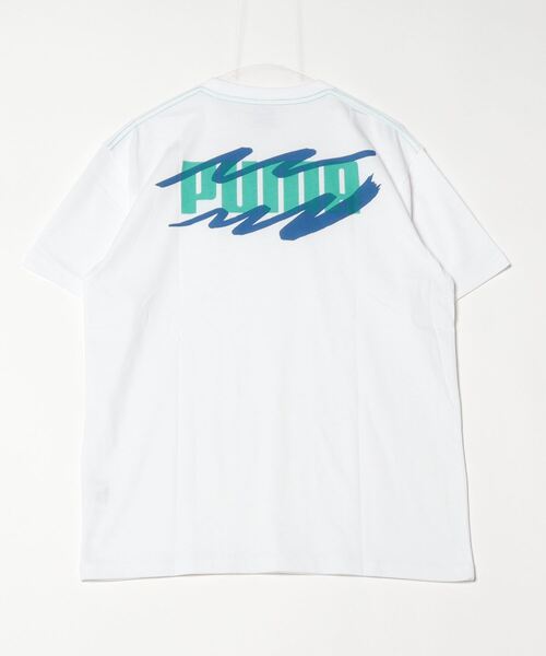 PUMA(プーマ)の「プーマ PUMA SUMMER MX SS グラフィック Tシャツ(Tシャツ/カットソー・メンズ・ホワイト/オレンジ/ブルー・S/M/L/LL/3L)」の4枚目の写真