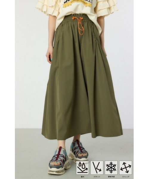 RODEO CROWNS WIDE BOWL（ロデオクラウンズワイドボウル）の「W/Rビッグポケットフレアスカート（スカート・レディース・ブラック/ライトグレー/カーキ/オレンジ・FREE）」の17枚目の写真