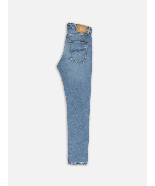 Nudie Jeans（ヌーディージーンズ）の「Nudie Jeans/ヌーディージーンズ Mellow Mae / スリムストレートジーンズ / Soft Blues / レングス28（デニムパンツ・レディース・ライトインディゴブルー・24inch/27inch/26inch/25inch/28inch）」の2枚目の写真