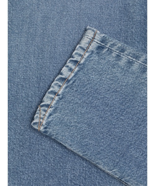 Nudie Jeans（ヌーディージーンズ）の「Nudie Jeans/ヌーディージーンズ Mellow Mae / スリムストレートジーンズ / Soft Blues / レングス28（デニムパンツ・レディース・ライトインディゴブルー・24inch/27inch/26inch/25inch/28inch）」の6枚目の写真