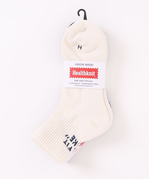 Healthknit/ヘルスニット ソックス BACK LOGO 3足組 191-3712