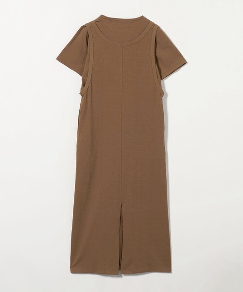 CITEN(シテン)の「<CITEN>Uネックレイヤードカットワンピース(ワンピース・レディース・ブラック/モカ・M/S)」の20枚目の写真