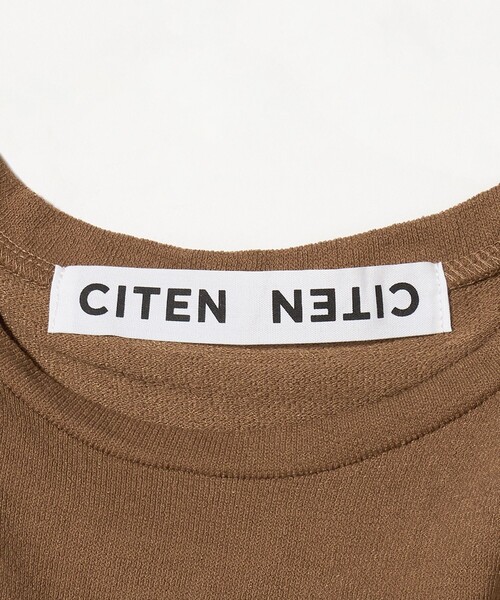 CITEN(シテン)の「<CITEN>Uネックレイヤードカットワンピース(ワンピース・レディース・ブラック/モカ・M/S)」の7枚目の写真
