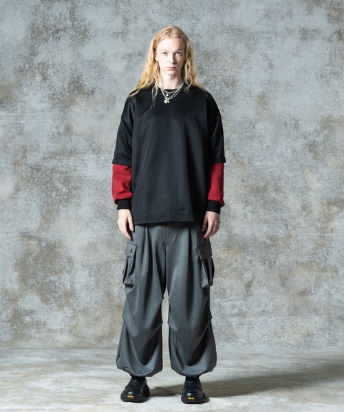 Tuck Cargo Pants / タックカーゴパンツ（カーゴパンツ）｜glamb