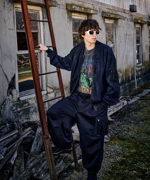Tuck Cargo Pants / タックカーゴパンツ（カーゴパンツ）｜glamb