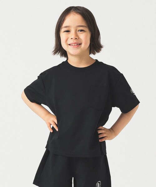 B:MING by BEAMS(ビーミングバイビームス)の「ランド アンド ウォーター クルーネック Tシャツ 2025SS(100~140cm)(Tシャツ/カットソー・キッズ・ブラウン系その他5/ブラック・100/110/120/130/140)」の5枚目の写真