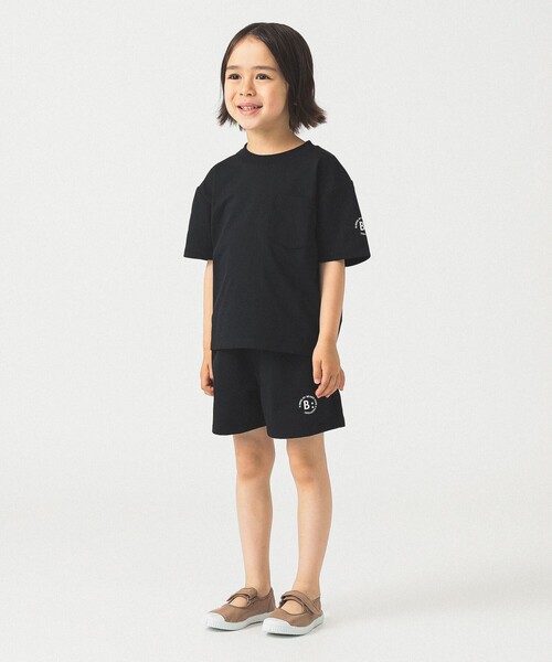 B:MING by BEAMS(ビーミングバイビームス)の「ランド アンド ウォーター クルーネック Tシャツ 2025SS(100~140cm)(Tシャツ/カットソー・キッズ・ブラウン系その他5/ブラック・100/110/120/130/140)」の7枚目の写真