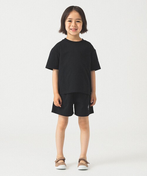 B:MING by BEAMS(ビーミングバイビームス)の「ランド アンド ウォーター クルーネック Tシャツ 2025SS(100~140cm)(Tシャツ/カットソー・キッズ・ブラウン系その他5/ブラック・100/110/120/130/140)」の10枚目の写真
