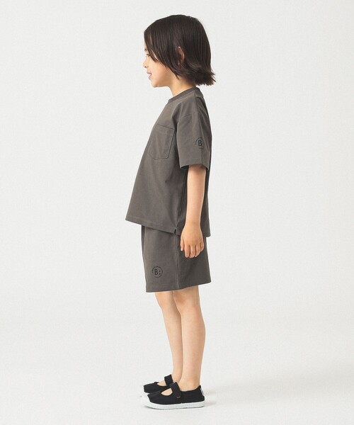 B:MING by BEAMS(ビーミングバイビームス)の「ランド アンド ウォーター クルーネック Tシャツ 2025SS(100~140cm)(Tシャツ/カットソー・キッズ・ブラウン系その他5/ブラック・100/110/120/130/140)」の12枚目の写真