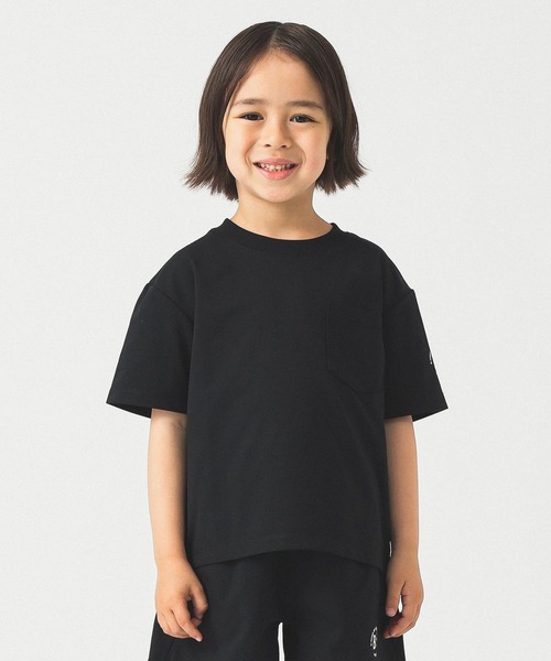 B:MING by BEAMS(ビーミングバイビームス)の「ランド アンド ウォーター クルーネック Tシャツ 2025SS(100~140cm)(Tシャツ/カットソー・キッズ・ブラウン系その他5/ブラック・100/110/120/130/140)」の2枚目の写真