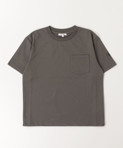 B:MING by BEAMS(ビーミングバイビームス)の「ランド アンド ウォーター クルーネック Tシャツ 2025SS(100~140cm)(Tシャツ/カットソー・キッズ・ブラウン系その他5/ブラック・100/110/120/130/140)」の3枚目の写真