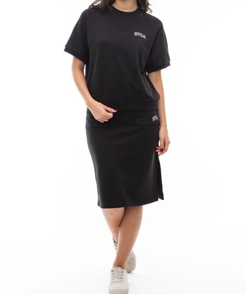 RVCA（ルーカ）の「【RVCA/ルーカ】24SS ARCH RVCA SWEAT SKIRT/ウエストゴムワンポイントロゴサイドスリットライトスウェットスカート（スカート・レディース・ブラック/ブルー/グレー・MEDIUM/SMALL）」の13枚目の写真