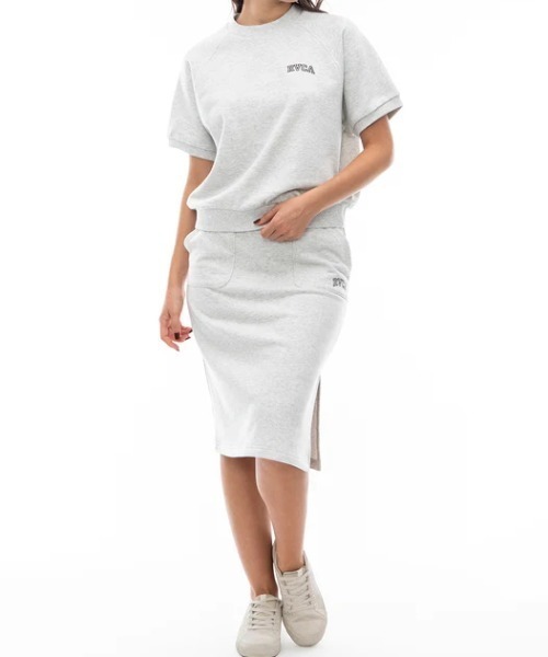 RVCA（ルーカ）の「【RVCA/ルーカ】24SS ARCH RVCA SWEAT SKIRT/ウエストゴムワンポイントロゴサイドスリットライトスウェットスカート（スカート・レディース・ブラック/ブルー/グレー・MEDIUM/SMALL）」の10枚目の写真
