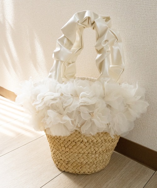 花子【即日完売品】はるか　お仕事バッグ　アイボリーホワイト　金具シルバー 楽天市場】【選べる特典付き】ハナウタ 収納バスケット シルバー