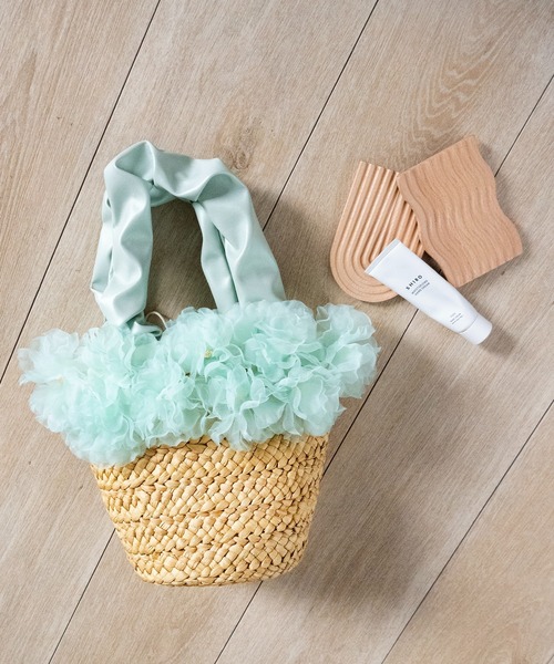 限定販売！大人のかごバッグS.C.Vizcarra CELESTE Flower lace A 限定販売！大人のかごバッグS.C.Vizcarra CELESTE Flower lace A