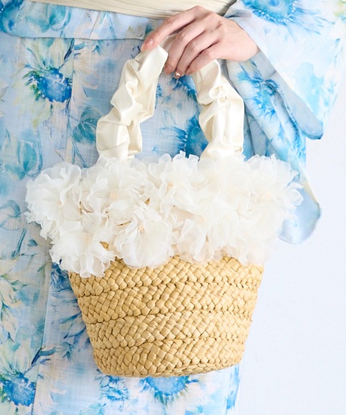nanette lepore♡ふんわりカゴバッグ♡底の花柄が可愛い 2025年最新】nanette lepore バッグの人気アイテム - メルカリ
