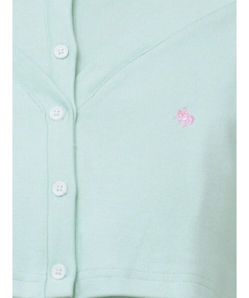 POLO BCS(ポロ ビーシーエス)の「【POLOBCSコラボ】レイヤードポロワンピース(ワンピース・レディース・オフホワイト/ブラック/グリーン/ボルドー・SMALL/MEDIUM)」の6枚目の写真