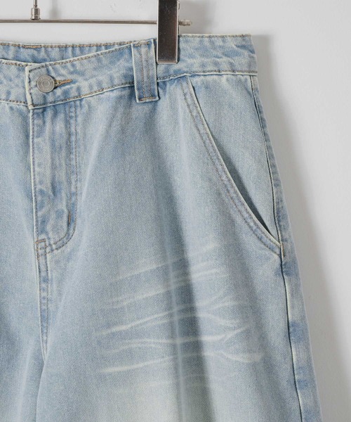 order ハーフデニム　パンツ　ルーズデニム　ジョーツ　Lサイズ UNISEX】ルーズデニムパンツ | アウトドアファッション専門店
