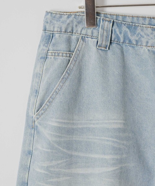 DOOPZ（ドープス）の「Loose Denim Half Pants - ルーズデニムハーフパンツ（デニムパンツ・メンズ・サックスブルー・LARGE/MEDIUM/SMALL）」の7枚目の写真