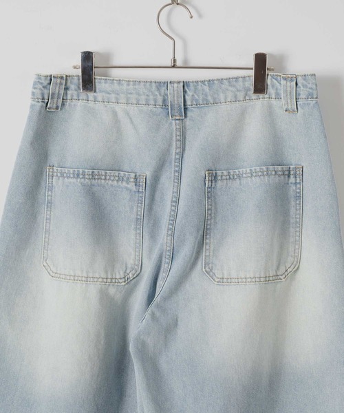 DOOPZ（ドープス）の「Loose Denim Half Pants - ルーズデニムハーフパンツ（デニムパンツ・メンズ・サックスブルー・LARGE/MEDIUM/SMALL）」の9枚目の写真