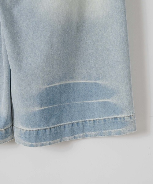 DOOPZ（ドープス）の「Loose Denim Half Pants - ルーズデニムハーフパンツ（デニムパンツ・メンズ・サックスブルー・LARGE/MEDIUM/SMALL）」の12枚目の写真