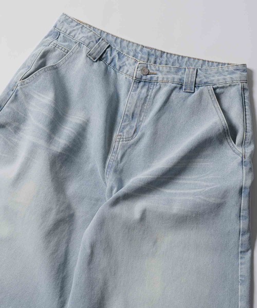 DOOPZ（ドープス）の「Loose Denim Half Pants - ルーズデニムハーフパンツ（デニムパンツ・メンズ・サックスブルー・LARGE/MEDIUM/SMALL）」の13枚目の写真
