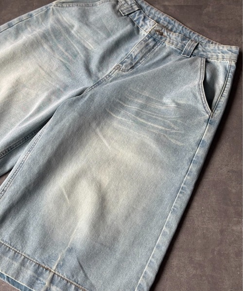 DOOPZ（ドープス）の「Loose Denim Half Pants - ルーズデニムハーフパンツ（デニムパンツ・メンズ・サックスブルー・LARGE/MEDIUM/SMALL）」の15枚目の写真