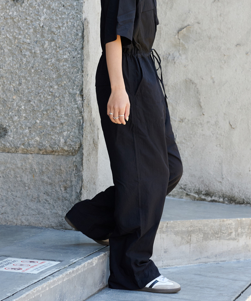 セール】追加2 ダブルポケットVネックオールインワン（つなぎ